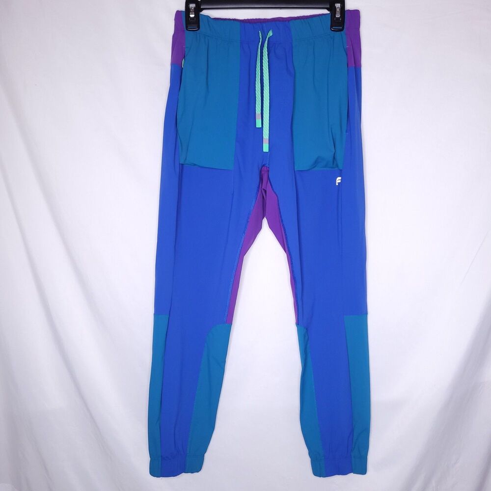 Fabletics Joggers Mens Small Short The One Blue, Purple
